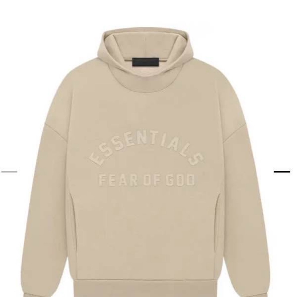 Fear of God Essentials Tan Hoodie